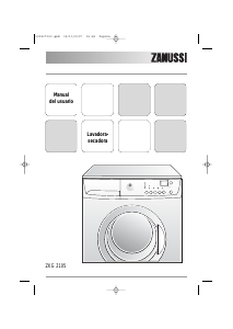 Manual de uso Zanussi ZKG2105 Lavasecadora
