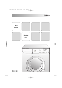 Manual Zanussi ZKH2125 Washer-Dryer