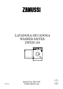 Manual de uso Zanussi ZWDD110 Lavasecadora