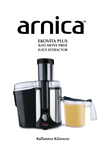 Kullanım kılavuzu Arnica IH38020 Ekovita Plus Narenciye sıkacağı