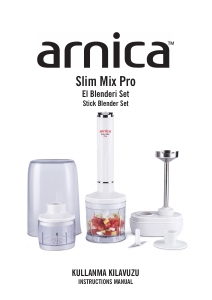 Kullanım kılavuzu Arnica GH21610 Slim Mix Pro El blenderi