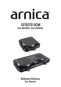 Kullanım kılavuzu Arnica GH25040 Ocak