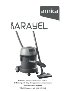 Manual Arnica ET15200 Karayel Vacuum Cleaner