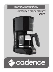 Manual Cadence CAF710 Máquina de café