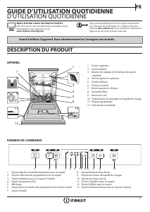 Mode d’emploi Indesit DBC 3C26 X Lave-vaisselle