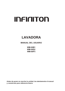 Manual de uso Infiniton WM-99P3 Lavadora