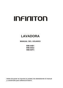 Manual Infiniton WM-99P3 Máquina de lavar roupa