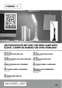 Mode d’emploi LivarnoLux IAN 353501 Lampe