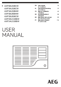 Manual de uso AEG AXP26U338CW Aire acondicionado