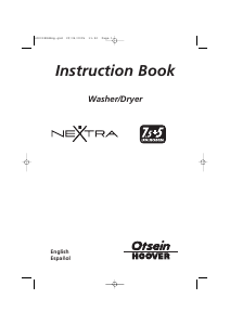 Manual de uso Otsein-Hoover OHNWF 6148-37 Lavasecadora