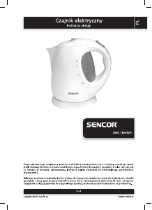 Instrukcja Sencor SWK 1800WH Czajnik