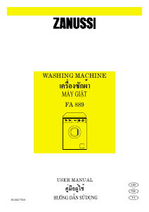 Handleiding Zanussi FA 889 Wasmachine