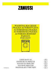 Használati útmutató Zanussi FAE 1025 V Mosógép