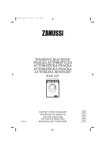 Használati útmutató Zanussi FAE 625 Mosógép