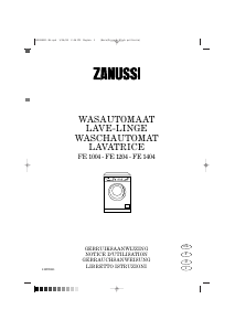 Handleiding Zanussi FE 1004 Wasmachine