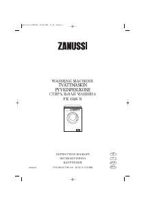 Handleiding Zanussi FE 1026 N Wasmachine