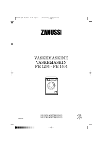 Bruksanvisning Zanussi FE 1204 Vaskemaskin