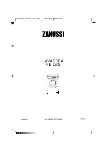 Manual de uso Zanussi FE 1205 Lavadora