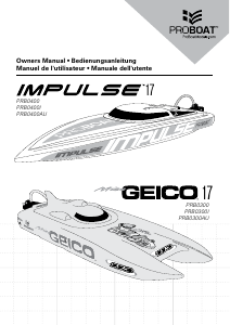 Bedienungsanleitung Pro Boat PRB0300 Miss Geico 17 Funkferngesteuerten boot
