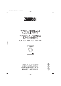 Handleiding Zanussi FJE 1406 Wasmachine