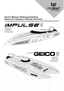 Bedienungsanleitung Pro Boat PRB0400AU Impulse 17 Funkferngesteuerten boot