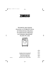 Manual Zanussi FL 1001 Washing Machine