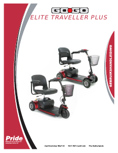 Handleiding Pride Go-Go Elite Traveller Plus Scootmobiel