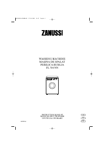 Manual Zanussi FL 504 NN Mașină de spălat