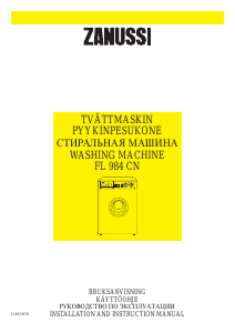 Manual Zanussi FL 984 CN Washing Machine