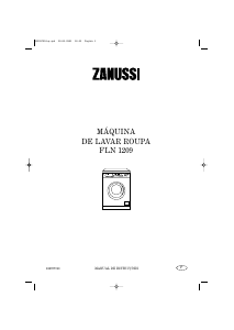 Manual Zanussi FLN 1209 Máquina de lavar roupa