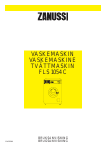 Brugsanvisning Zanussi FLS 1054 C Vaskemaskine