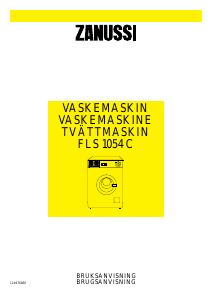 Bruksanvisning Zanussi FLS 1054 C Vaskemaskin