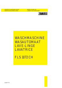 Bedienungsanleitung Zanussi FLS 1072 CH Waschmaschine