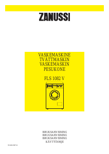 Brugsanvisning Zanussi FLS 1082 V Vaskemaskine