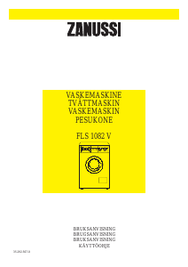 Bruksanvisning Zanussi FLS 1082 V Vaskemaskin