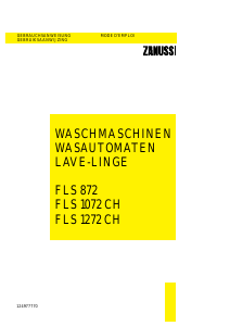 Bedienungsanleitung Zanussi FLS 1272 CH Waschmaschine