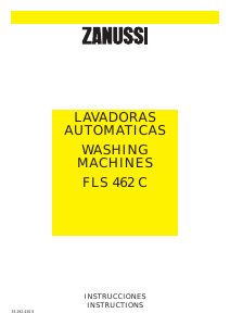 Manual de uso Zanussi FLS 462 C Lavadora