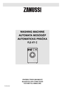 Manual Zanussi FLS 471 C Washing Machine