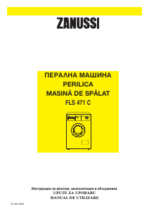 Manual Zanussi FLS 471 C Mașină de spălat