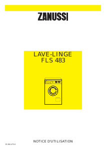 Mode d’emploi Zanussi FLS 483 Lave-linge