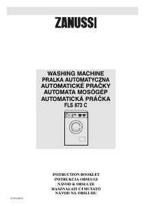 Manual Zanussi FLS 873 C Washing Machine