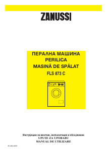 Manual Zanussi FLS 873 C Mașină de spălat