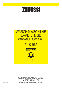 Bedienungsanleitung Zanussi FLS 883 Waschmaschine