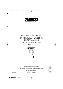 Manual Zanussi FV 504 Washing Machine