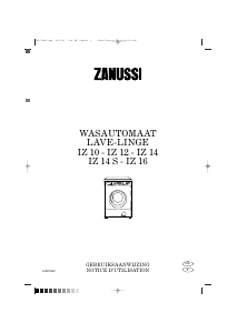 Handleiding Zanussi IZ14S Wasmachine