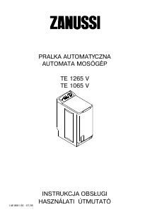 Használati útmutató Zanussi TE1065V Mosógép