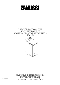 Manual de uso Zanussi TL592 Lavadora