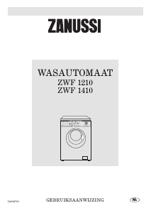 Handleiding Zanussi ZWF 1210 Wasmachine