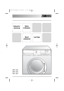 Bedienungsanleitung Zanussi ZWF 1221 Waschmaschine