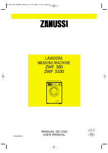 Manual de uso Zanussi ZWF 380 Lavadora